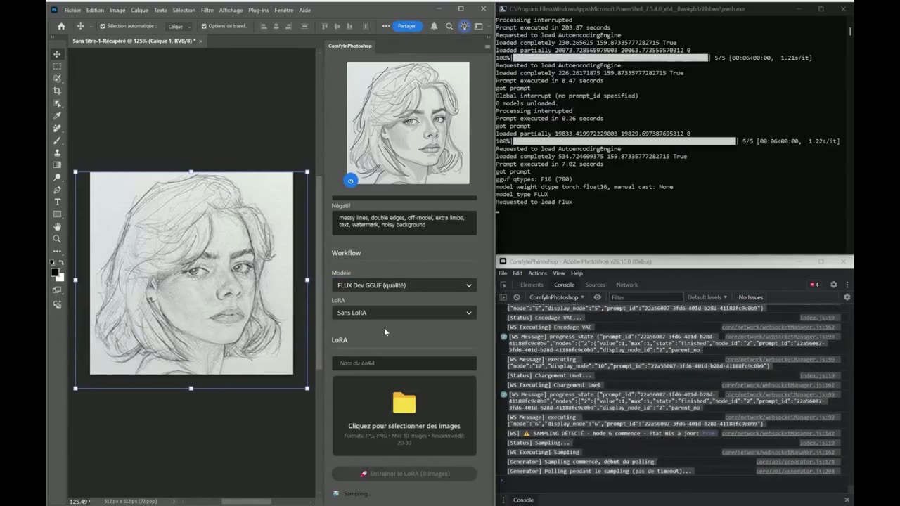 Démo du plugin PhotoshopToComfyUI